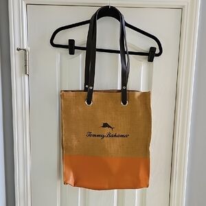 Tommy Bahama Brown and Orange Tote